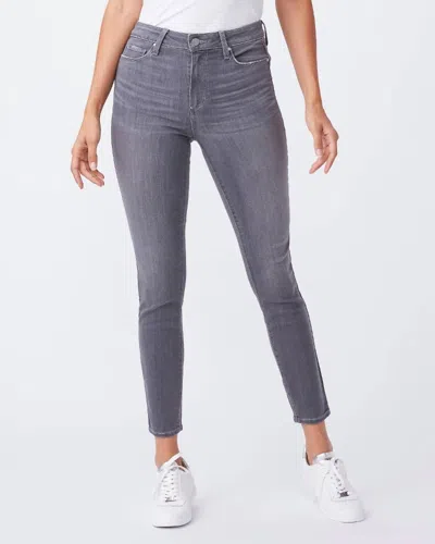 Shop Paige Hoxton Ankle Jean In Stone Dust In Multi