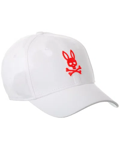 Shop Psycho Bunny Chicago Embroidered Baseball Cap In White