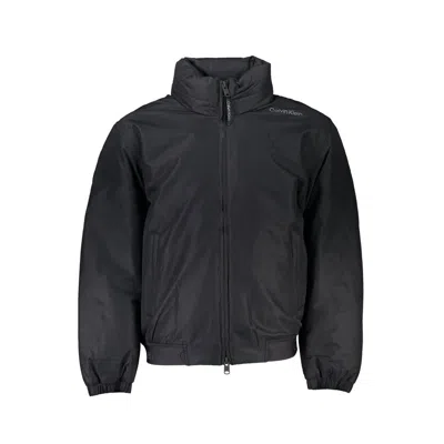 Shop Calvin Klein Polyester Men's Jacket In Black