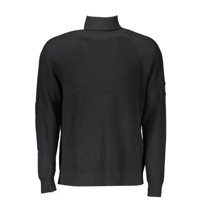 Shop Calvin Klein Wool Men's Shirt In Black