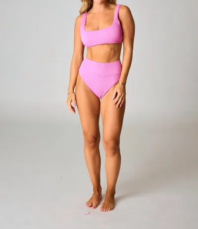 Shop Buddylove Ora Swimsuit In Pepto Pink