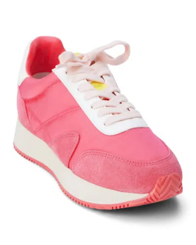 Shop Matisse Farrah Sneaker In Bright Pink