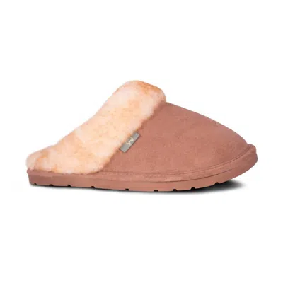 Shop Cloud Nine Scuff Slip-on Slippers In Chestnut In Pink