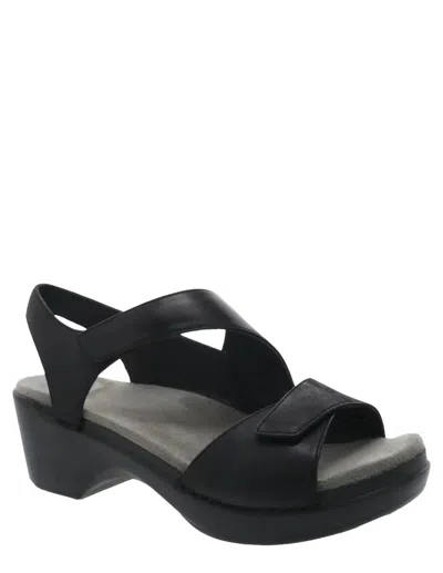 Shop Dansko Sharla Sandals In Black