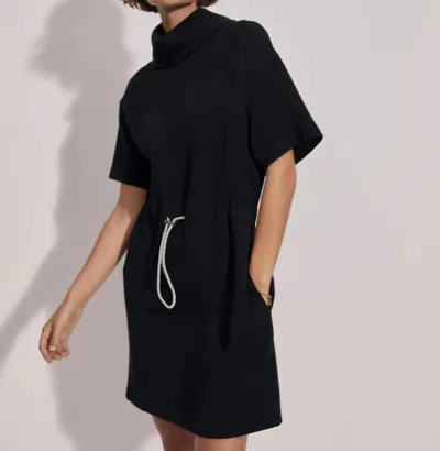 Shop Varley Sophie Dress In Black