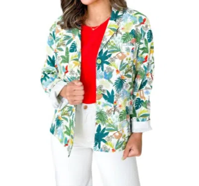 Shop Molly Bracken Jungle Jacket In Multi Color