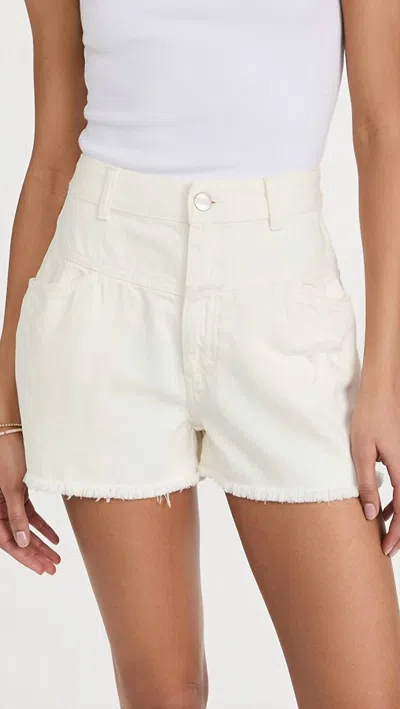 Shop Closed Jocy X Short In Creme In White