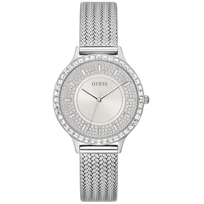 Shop Guess Women's Soiree Silver Dial Watch
