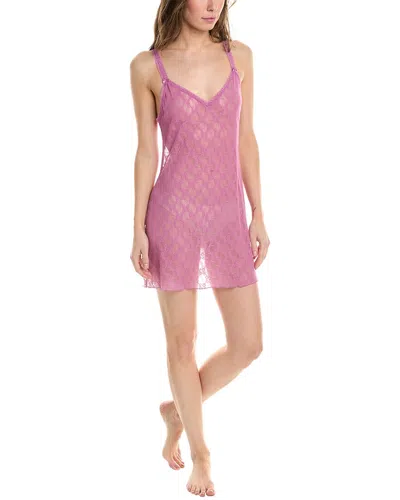 Shop B.tempt'd By Wacoal B. Temptd By Wacoal Lace Kiss Chemise In Purple
