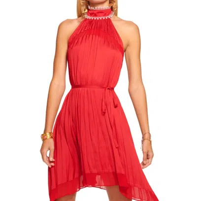 Shop Ramy Brook Sylvia Dress In Soiree Red In Pink