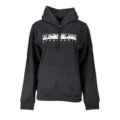 Napapijri Black Cotton Women Sweater In Black