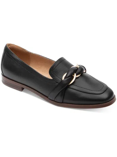 Shop Rockport Susana Womens Leather Slip-on Loafers In Black