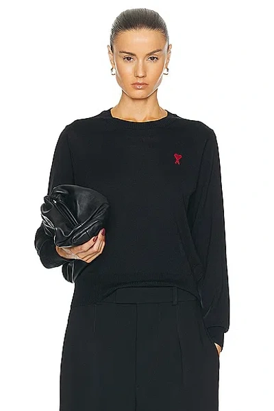 Shop Ami Alexandre Mattiussi Adc Sweater In Black
