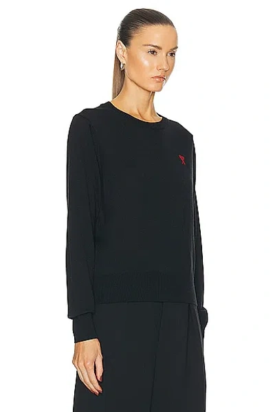 Shop Ami Alexandre Mattiussi Adc Sweater In Black