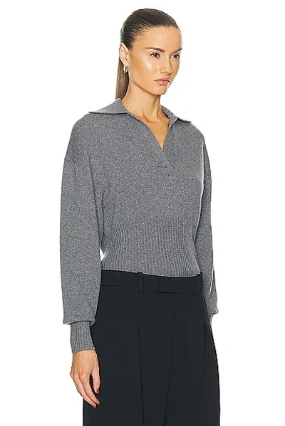Shop Proenza Schouler Jeanne Sweater In Grey Melange