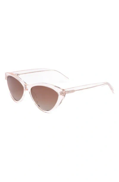 Shop Sito Shades Seduction Polar 57mm Cat Eye Sunglasses In Dew/ Rosewood Gradient Polar
