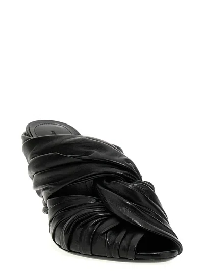 Shop Givenchy 'twist' Sandals In Black