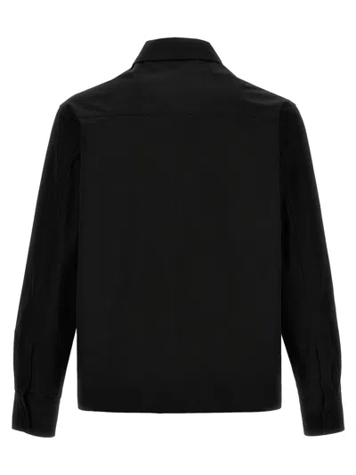Shop Jil Sander Jewel Detail Shirt In Black