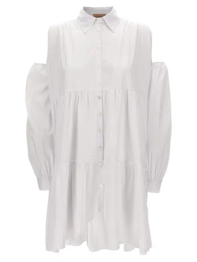 Shop Le Twins 'fara' Dress In White