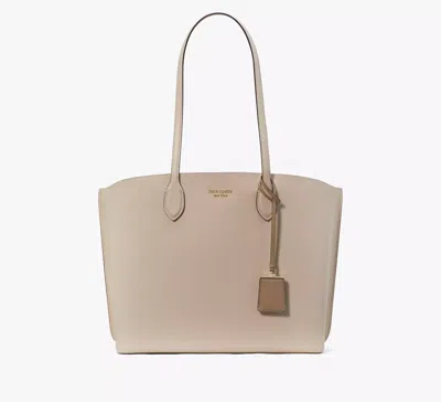 Shop Kate Spade Suite Large Work Tote In Milk White
