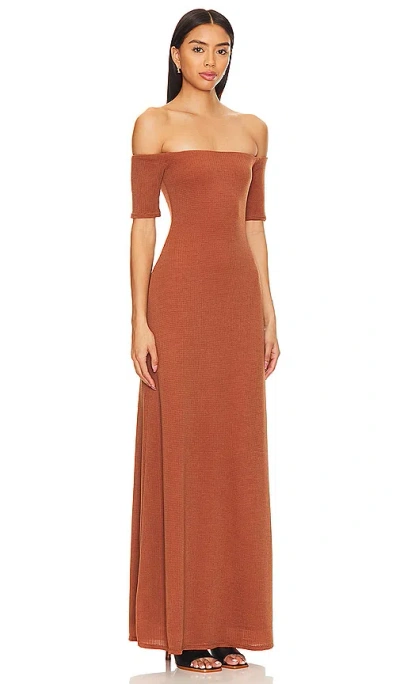 House Of Harlow 1960 X Revolve Laur Maxi Dress In 赤土色