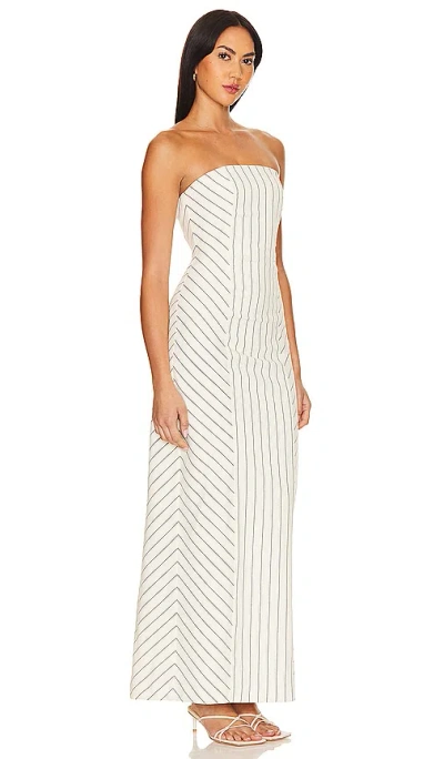 House Of Harlow 1960 X Revolve Celia Column Maxi Dress In Cream & Indigo