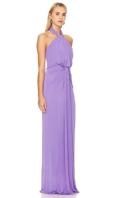 Cinq À Sept Cinq A Sept Kaily Gown In Plum Burst