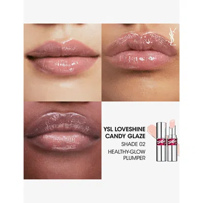 Shop Saint Laurent Yves  2 Loveshine Candy Glaze Lip Gloss Stick 3.2g