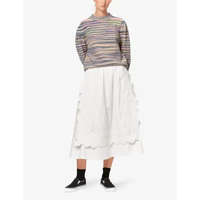Shop Nue Notes Women's Multi Stripe Jude Stripe Knitted Jumper