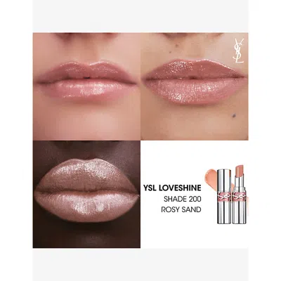 Shop Saint Laurent Yves  200 Loveshine High-shine Lipstick 4g