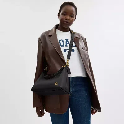 Coach Juliet Shoulder Bag In Brass/black