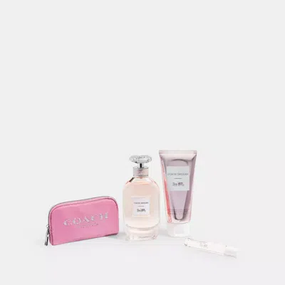 Shop Coach Dreams Eau De Parfum 4 Piece Gift Set In Multi