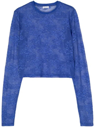 Shop Patrizia Pepe Sweater In Blue