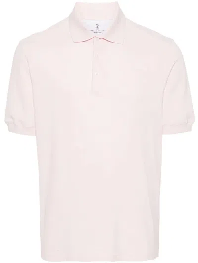 Shop Brunello Cucinelli Polo Shirt In Pink