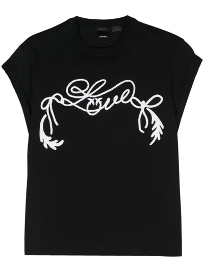 Shop Pinko `telesto` T-shirt In Black  