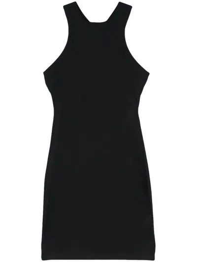 Shop Patrizia Pepe `essential` Dress In Black  