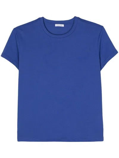 Shop Patrizia Pepe Logo T-shirt In Blue