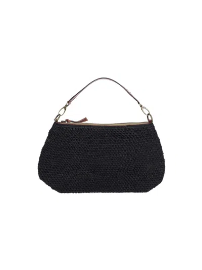 Shop Ibeliv 'mihaja' Shoulder Bag In Black  