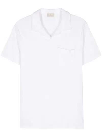 Shop Altea `alicudi` Polo Shirt In White
