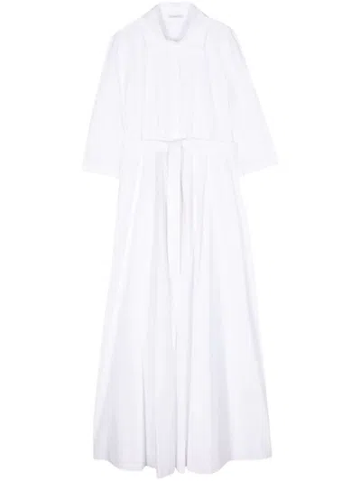 Shop Patrizia Pepe Dress In White
