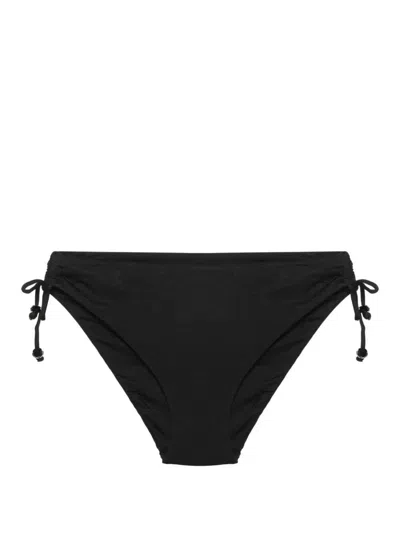 Shop Twinset `oval T Logo` Bikini Slip In Black  