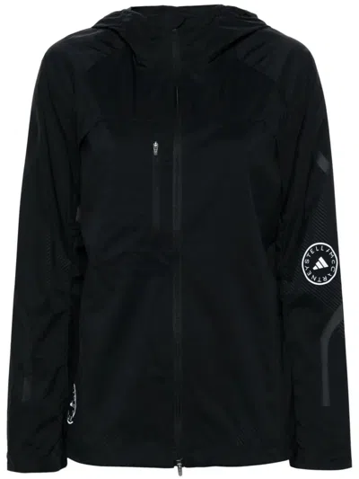 Shop Adidas By Stella Mccartney Asmc Tpa Jacket In Black  