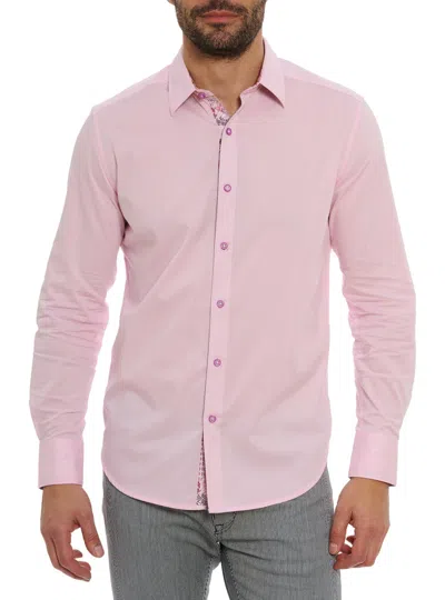 Shop Robert Graham Wayfarer Long Sleeve Button Down Shirt In Pink