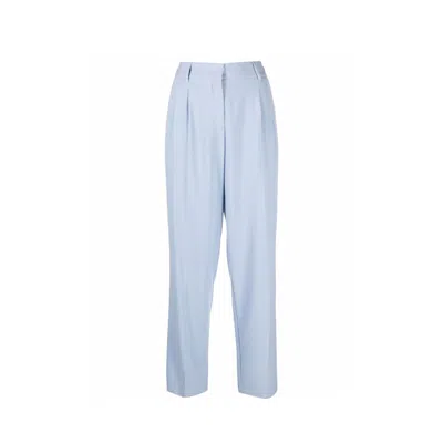 Shop Blanca Vita Passiflora Tailored Trousers In Blue
