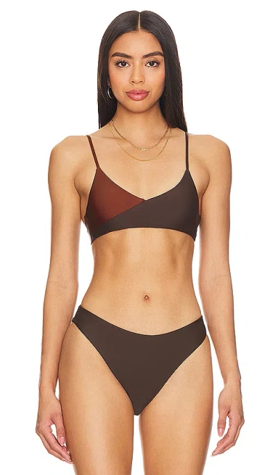 Shop House Of Harlow 1960 X Revolve Peyton Top In Brown & Clay
