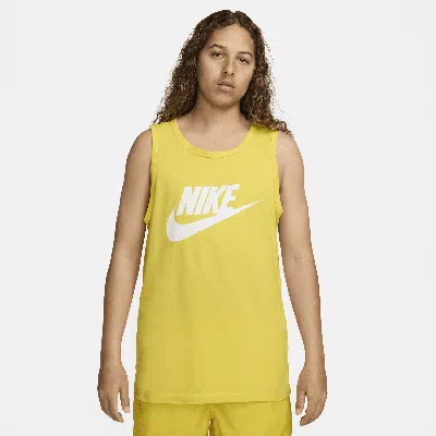 Shop Nike Men's  Sportswear Tank Top In Yellow