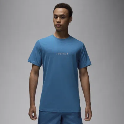 Shop Jordan Men's  Air T-shirt In Blue