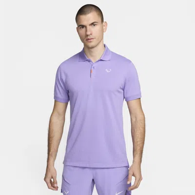 Shop Nike The  Men's Polo Rafa Slim-fit Polo In Purple