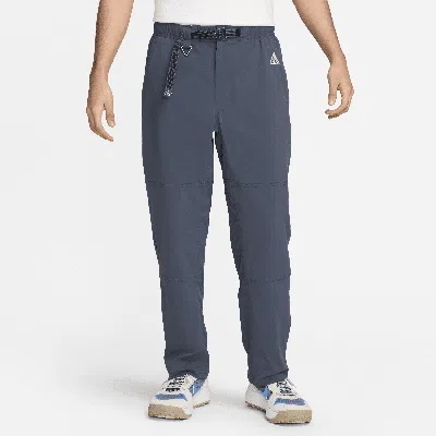 Shop Nike Men's  Acg Uv Hiking Pants In Blue