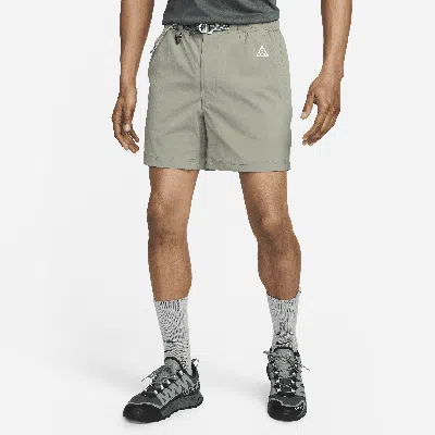 Shop Nike Men's  Acg Hiking Shorts In Grey